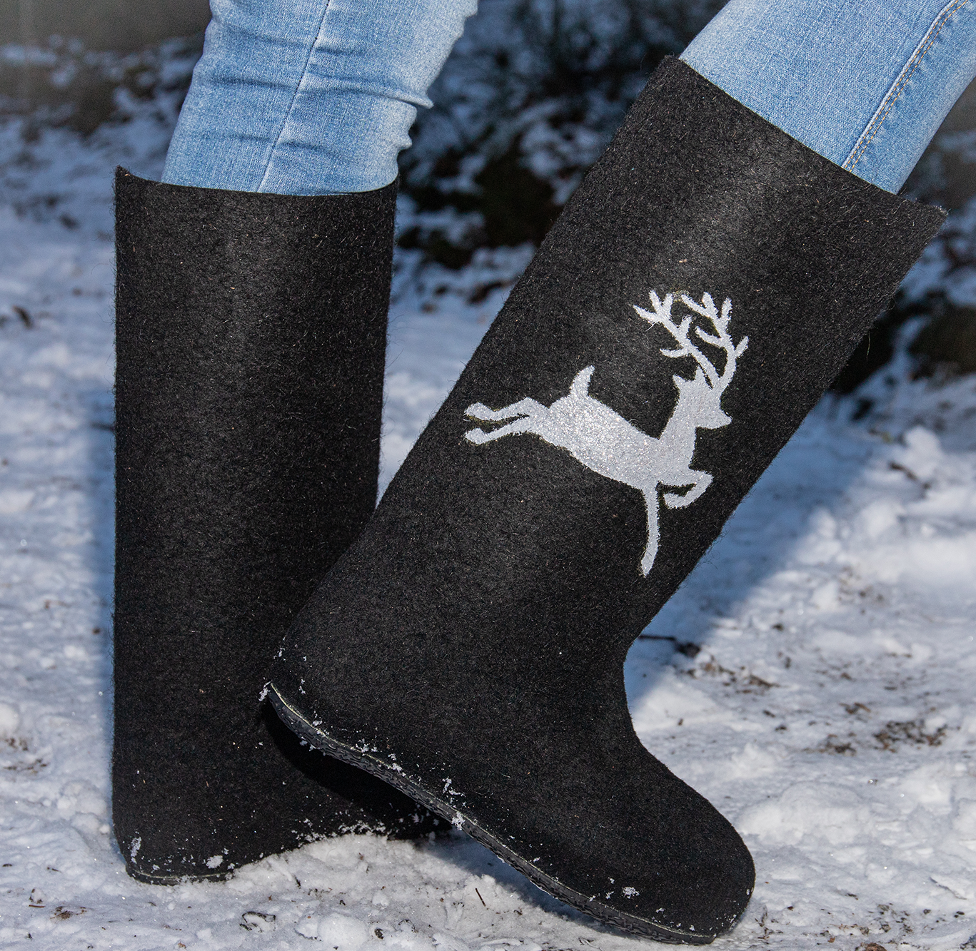 "Reindeer" Felt boots