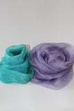 Colored silk fabric, 1 m